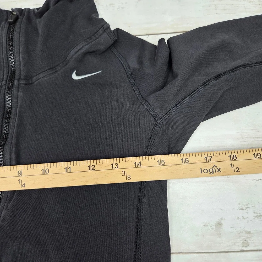 Nike Dri-FIT Full Zip Track Jacket Mock Neck Womens Small Black 586634 010